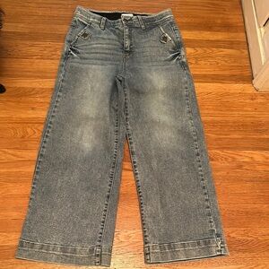 Curve Appeal Skylar high rise wide leg jeans